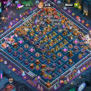🔥RARE :) 🔥 TH16 SEMI MAX BASE |2015  | 1365 CWL | 6 BUILDERS | 6 SCENERY | 3.6k WS | 7 EPIC | 15 HERO SKIN | 1K NC RAR - Image 2