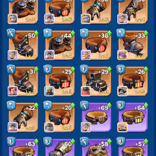 State 1643  - GOOD PET -  VIP 7 - 177M Power  - 2 Avatar Frame - 1 Marching -  T10 Troop - Furnace 5 - 19 SSR - - Image 2