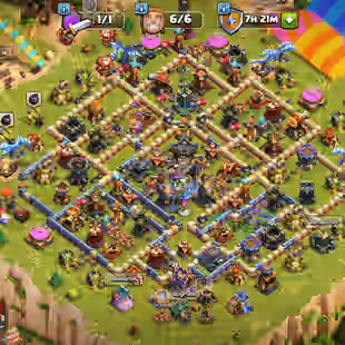 🔥[ 18'000 GEMS - WAR ARENA SCENERY ]🔥PREMIUM TH-18 || MM-FB-EB [26] | HEROS: 95-95-55-70-38 | 800 MEDALS | RENAME FREE - Image 1