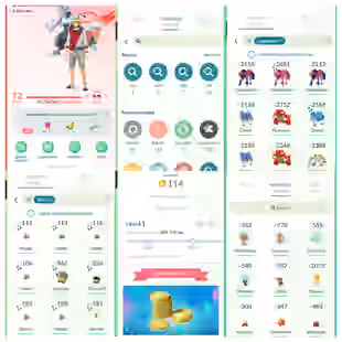 0pRARE PIKACHU CRISMAS HAT -  HIGH 72 LEVEL - 198 SHINY - 122 LEGENDARY -39 SHINY & COSTUME - RARE ITEMS - INSTANT  - Image 1