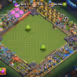 [F1] 🔥 CHEAPEST 9 EPIC MAX 🔥 TH-18 FULL MAXED DEFENCE | GUARDIAN MAXED | HIGH HERO | 385 CWL MEDALS | MAX B.BASE - Image 1
