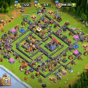 🔥TH 18 ALMOST MAX🔥XP 240-WALLS FULL MAX- 6 EPIC EQUIPMENT ALMOST MAX-HERO MAX-105-105-80-55-NC FREE-DEFENSE MAX-BEST - Image 1