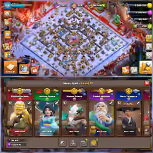 [F1]🔥 RAREST SNAKE FULL SKIN SET 🔥 PREMIUM TH-18 ALMOST MAX | 9X EPIC EQUIPMENT MAXED | ALL WALLS MAXED | MAX DEFENCE - Image 1