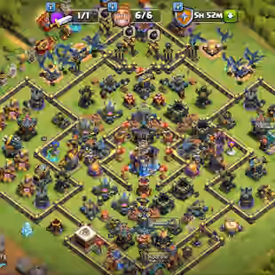 Th18 [Strong-Base]💎Hero-95-102-75-75-50💎Equipments-14x-Epic Almost Max [] XP-229 [] NC-Yes [] BEST-DEAL - Image 1