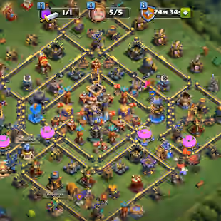 🔥[4 EPIC EQUIPMENT MAX]🔥TH 18 SEMI MAX || BK 57 AQ 58 MP 41 GW 30 RC 26 || 5 HERO SKIN || IOS AND ANDROID - Image 1