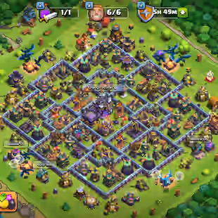 ❗TH 15 MAX❗SB [24] - EB-RS [23] - SNAKE.B-FA-RB [20]! 11X EPIC EQUIPMENT! 700 MEDEL! NC FREE! 6 BUILDER! DEFENSE MAX! - Image 1