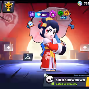 Trophy 75k [Legandary Hit]💎Brawler 100x💎Max 44x [] Hyper 38x [] Total Skin 355x [] Profile icones 491x [] Billing 7k - Image 1