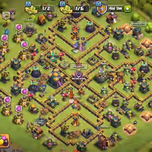 XP134 Th14 Defense max account| Wall max| Good heros|840Cwl medel |Name change available| 7Epic equipment| 6Hero skin|  - Image 1