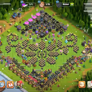 4K GEMS - 4 HERO MAX - 16 SKINS - TH:17 - Lvl:260 - BK:100 - AQ:100 - PC:76 - GW:75 - RC:50 - BEST SELECT - Image 1