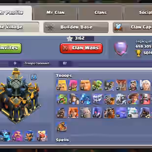 TH 17 Max l XP 246 l Heroes 100 100 82 75 48 02 31 21 l More Equipment And Items l 3 Scenery And Skins l 112 CWL - Image 1