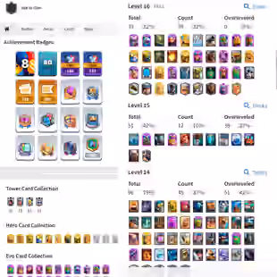 Level 80💎Level 16 Card 39x💎Hero 9x Unlock [] Rare Emotes [Goblin Trophy-Victory] [] Skin 17x [] 8 Year Badge [] BEST-D - Image 1