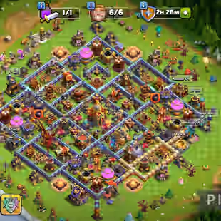 ||🔥TH16 FULL MAXED🔥|| 4 HEROS MAX-95-95-58-70-45-11 || 11X EPIC EQUIPMENT HIGH LVL|| 11X HEROS SKIN|| 6 BUILDER UNLOCK - Image 1