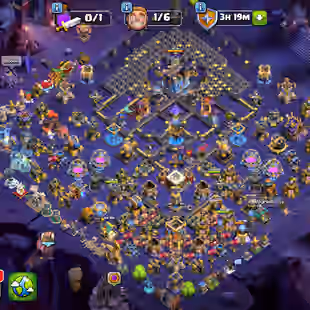 ♓Best Offer♓Th 18 [ 70 Percent Discount Shop ] Defence Almost max | Hero 105/107/65/80/55/15 Epic Almost Max 3 Scenery  - Image 1