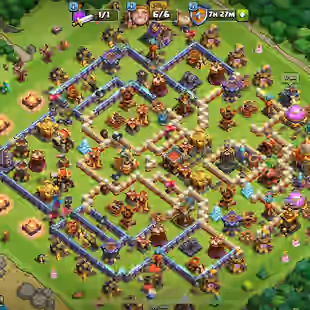 PREMIUM 16 [MAXED DEFENCE] | ALL EPIC EQUIPMENTS | 6 BUILDERS | HERO 88-89-65-67-41 | XP-211 | 2000 WAR STAR | - Image 1