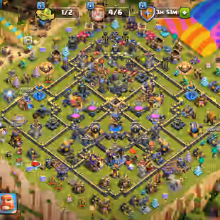 Th18 Almost Max | Hero-101-105-80-55 | [16-Epic Almost Max] | Defence Wall Strong | XP-218 | NC-Yes | BEST-DEAL  - Image 1