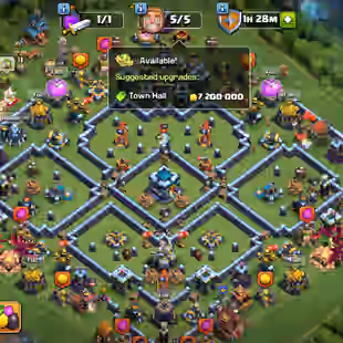 🔥2Epic Max🔥Xp126 Th13 Almost max account| All Heros max &Wall Max| 7Epic equipment| Name change available| 7Hero skin - Image 1