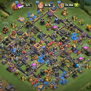 Th18 [99-Percent Max]💎6-Hero Max💎14x Epic Almost Max [Duke-Epic Max] [] XP-243 [] All Wall Max [] 4K Gems [] BEST-DEAL - Image 1