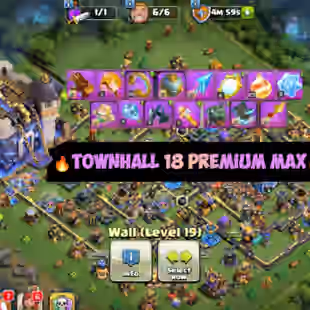 💖[ PREMIUM TH18 ] RENAM✅ MAXED EPIC EQIP [ RARE 15x (ALL) EPIC EQUIP] || MAX NIGHT BUILDER || FULL SAFE - Image 1