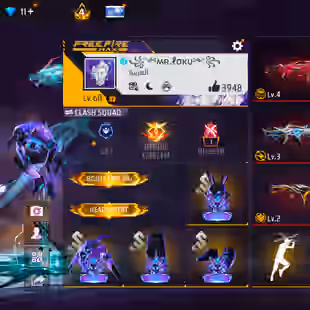 LVL 60 | GALACTIC BUNNY | MP40 COBRA | PRIME 4 | INSTANT DELIVERY - Image 1