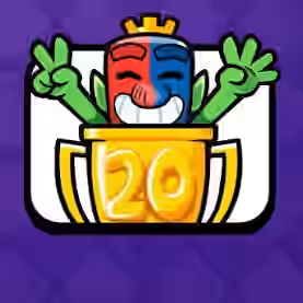 🦄✨[ WORLD RANK 863  CRL 20 WIN EMOTE ] KT16 NEW MAX CARDS - 70 ELITE RARE EMOTES WIZ 67 12K TROPHY ARENA 29 10K GEMS - Image 1