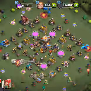 WROLD MOST RARE TH 11 ENGINEER-XP 120-ONLY ONE CANON-NO WALLS DEFENSE ANYTHING-NC YES-12850 GEMS-2 LEAGUE SKINS-BEST - Image 1