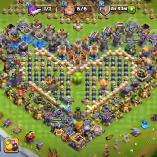 🌺1290-CWL MEDEL🌺TH 18 [ DEFENCE MAX ] HERO 90/97/41/42/48/15 | 8 EPIC ALMOST MAX | NAME CHANGE FREE | 2875 RAID MEDEL - Image 1