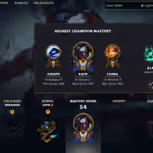 SEVER [ LAS ] - 46 LVL  - UNRANK - 12 SKINS - 35 CHAMP [ 2025 BE - 0 RP ] - FULL ACCESS  - Image 1