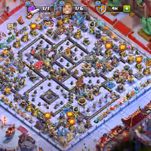 🔥 TH 18 Full Max🔥Legendary Snake Scenery Full Set !! 12 Epic Equipment Max !! Rare 5750 Warstar !! 23 Skins 4 Scenery! - Image 1