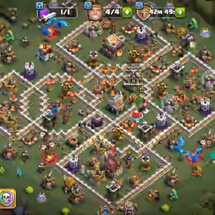 🔥[Limited Deal]Epic Max Th11💎Heros Lvl 50-50-30-20 | Free Nc | 500 Cwl Medals | Instant Delivery  | - Image 1