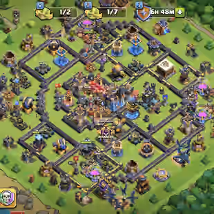 ||Xp263 Th18 Defense max|| 4heros max|| 275 wall max|| Total 10 epic equipment (4epic max)|| Name change available||  - Image 1