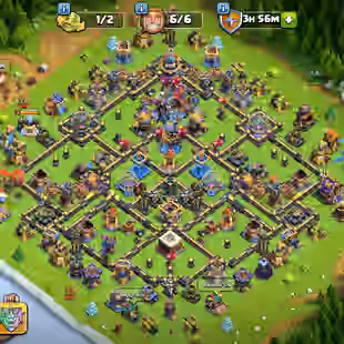 🔥TH-18 (CHAMPION MAX) 💎 12K GEM | FULL MAX BUILDER BASE | FIRE BALL(MAX) SB(23) FA(20) EB(23) | INSTANT DELIVERY - Image 1