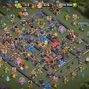 🔥[ TH-18 NEAR MAX ]🔥LEGEND LEAGUE || SB-SN-AF-FB-EB [MAX] | GG [26] | RB-FA [23] | MAX PETS AND WALLS | NEAR MAX - Image 1