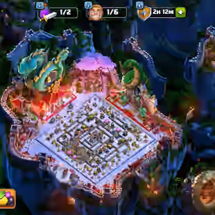 🔥LEGENDARY SNAKE SCENERY🔥TH 18 CLOSE TO MAX|| BK 103 AQ 100 MP 90 GW 75 RC 50 || [4 EPIC EQUIPMENT MAX] || 25 HERO SK - Image 1