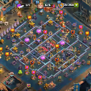 GEM-5000 ! TH15 MAX BASE ! MAX WALLS HIGH PROFILE DEFENCE ! HIGH SEAS SCENERY! NC-YES HERO 85-90-53-60-30!BEST EQUIPMENT - Image 1