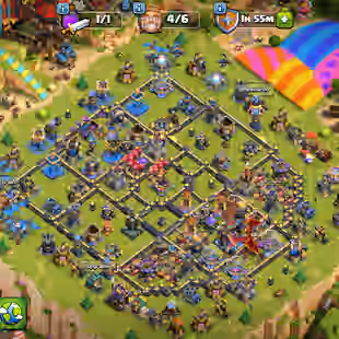 Th18 Close Max💎10x Epic Max [3x-20 UP]💎Hero-107-105-91-83-55-25 [] War Arena [] XP-253 [] 26x Skin [] BEST-DEAL - Image 1