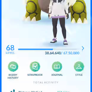 VERY CHEAP SHINY GROUDON 💎 5 MILLION STARDUST 💎 LEVEL 68 [] 72 SHINY [] 21 HUNDOS [] 15 LEGENDARY - Image 1