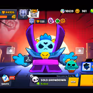 215 SKINS | 44.900 TROPHIES | 90 BRAWLERS | 11 HYPERCHARGE | 18 MAX | 13 PRESTIGE | 8 BUFFIES - Image 1