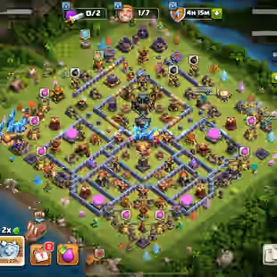🔥💎TH17 | 2800 Stars War | Heroes 90/95/65/70/40/3 | Lvl 236 | Cn 500 | Full Access - Image 1