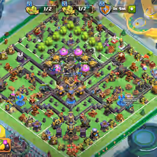 [CHEAPEST] TH18 MAX 3 HERO | XP 202 | MAXED WALL | NEAR MAX TROOPS | 7 EPIC MAX - Image 1