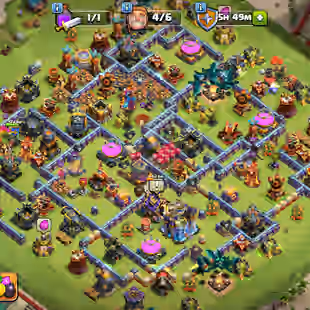 🔥Scenery Account🔥 Xp-212 || Th18 || High Quality Epic Equipment || Heroes 95-100-69-70-45 || 6 Builders || Nc 500 Gems - Image 1