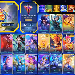 479 SKINS | WINRATE SUPER | LEGEND ALUCARD | 3 COLLECTOR LING & ARLOT | 3 PRIME | 6 ZODIAC | 2 ASPIRANT | 36 LIMITED | - Image 1