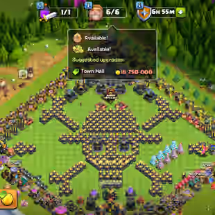 TH17 MAX FULL ! 20x SKINS ! SB/MAX AF/MAX MM/MAX FB/MAX RS/MAX EB/MAX ! ALL BOSTER MAX ! HEROES 100-100-90-75-50-20! - Image 1