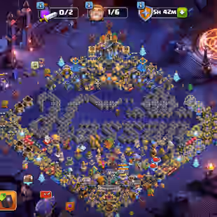 Th18 Almost Max [Rank-945] [] Cosmic Set [60-Percent Off Shop] [] All Heros Max [] 11x Epic Max [1-Lvl Left] [] XP-257 - Image 1