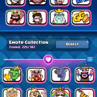 EXP-77! KT-16!! 34x EVOS[ 6x HEROES]! TOP RAREST EMOTES COLLECTION[ 225x EMOTES]! 48x TOWER SKINS!MAGIC ITEMS!  - Image 1