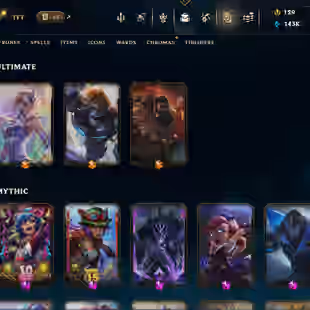 [EUW] 576 Skins | 3 Ultimate Skins | All Champions | Unranked (Ex Platinum II) | Level 409 | INSTANT DELIVERY - Image 1