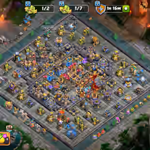 HIGH XP 270 💥 TH18 FULL MAX ALL HEROES 💥 110-110-95-85-55-25 | NICE EQUIPMENT | 8 MAX EPIC | MAX BB BASE - Image 1