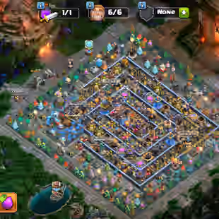 50+ RARE STATUS OBSTACLES ! TH18 MAX CLOSE ! DEFENCE MAX ! SKIN 15X SCENERY ! ROYAL HERO MAX ! LEVEL-14 CLAN FREE LEADER - Image 1