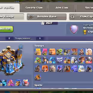 Th18 Almost Max | [5-Hero Max-Duke-9] | 14-Epic Almost Max | Defence Max | XP-243 | NC-Yes | BEST-DEAL   - Image 1