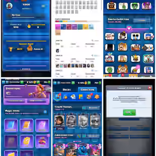 STACKED | XP-41 | 700+ Gems | 8k+ GOLD | |  HTrophies: 8839 | 118/121 Cards | 39 RARE  EMOTES | 11 Max Cards | ARENA 22  - Image 1