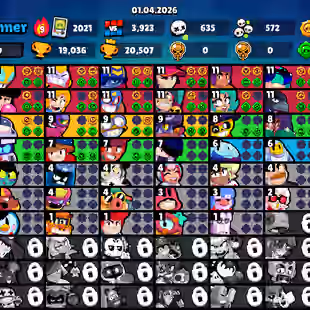  Trophy 19K-20 Brawler Max-Brawler 67 Available | Hypercharge 6 | 265 Profile icones | Best-Deal | Premium Account - Image 1
